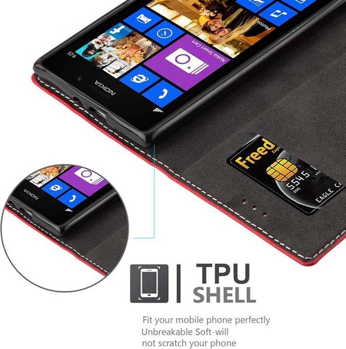 Actual product image Cadorabo Book X Wallet Cover (Nokia Lumia 925)