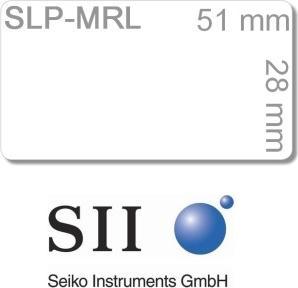 Image du produit Seiko Étiquettes blanches perm. 28x51mm SLP-MRL SLP-200 220 pcs. 2 rouleaux de chaque (2.80 cm)
