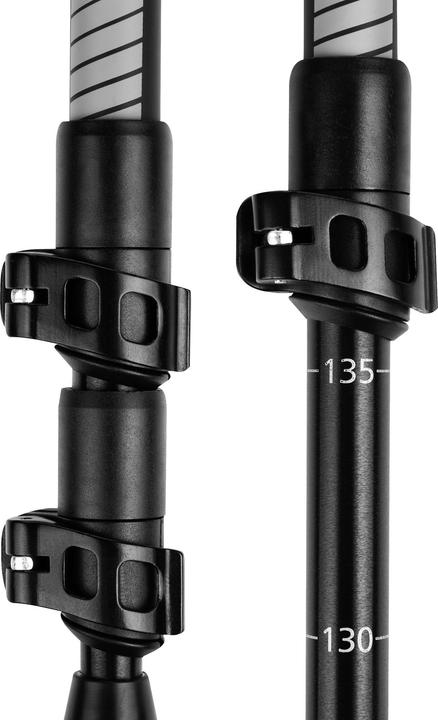 Produktbild Spokey Trekkingstöcke grau schwarz ZION