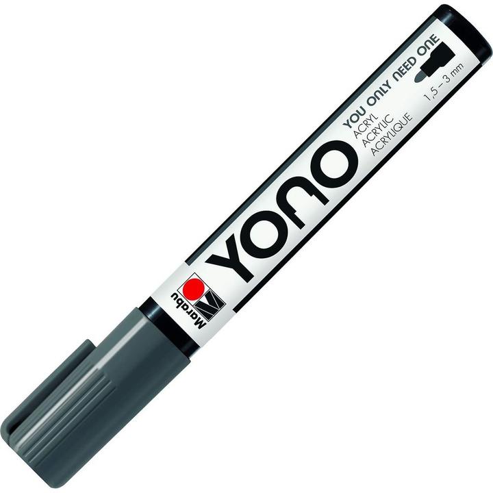 Produktbild Marabu Acrylmarker YONO 1.5 - 3 mm Dunkelgrau (1x)