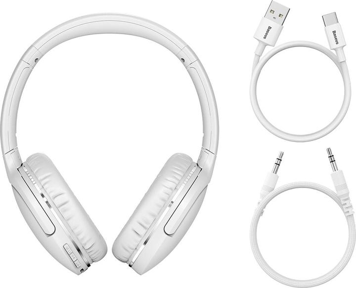Image du produit Baseus Casque sans fil Encok D02 Pro blanc (40 h, Sans fil)
