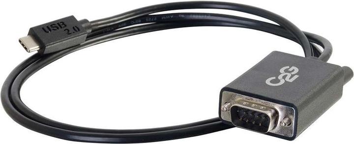 Image du produit C2G Câble adaptateur USB2.0 USB-C vers DB9 série RS232