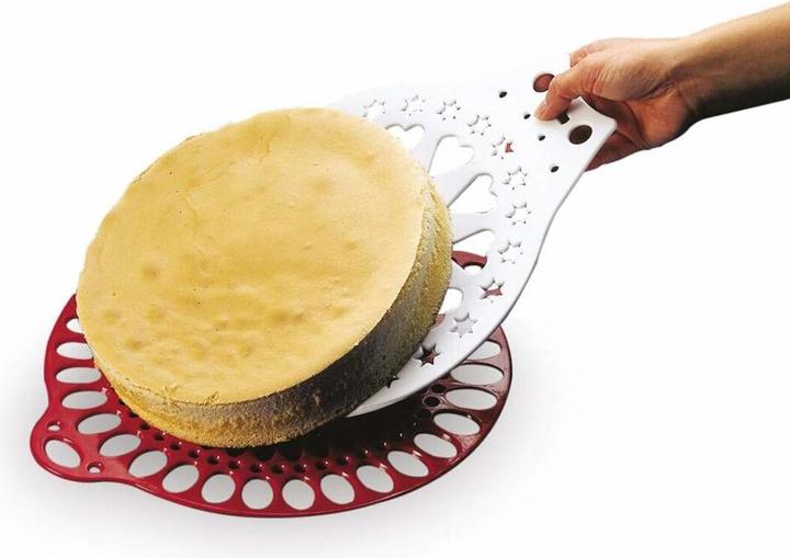 Produktbild Metaltex Kuchenheber 28cm Mit Verzierschablone