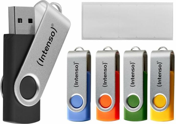 Actual product image Intenso MEMORY DRIVE FLASH USB2 10X8GB MULTIPACK 3503561 INTENSO (8 GB, USB-A)