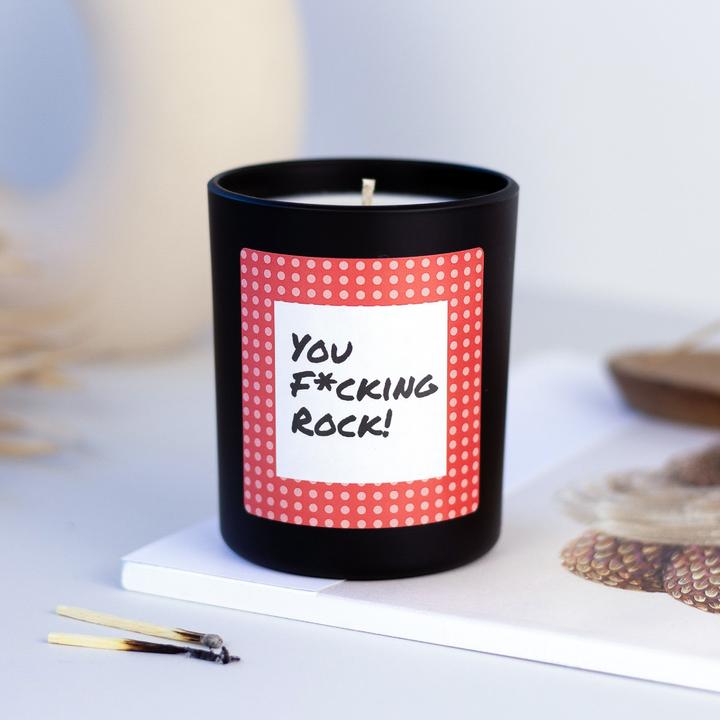 Productafbeelding Chatty Candles Duftkerze Woody You fcking rock