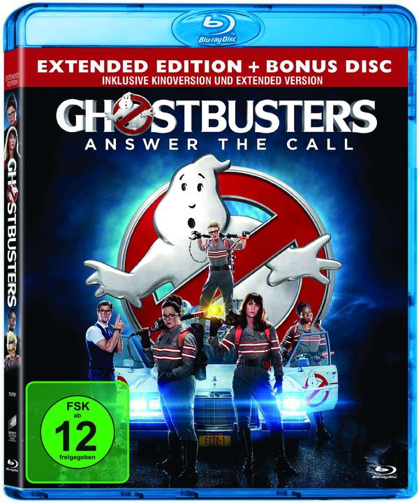 Produktbild Ghostbusters - Answer the call - Kinoversion & Extended Cut (Blu-ray, 2016, Deutsch, Englisch)