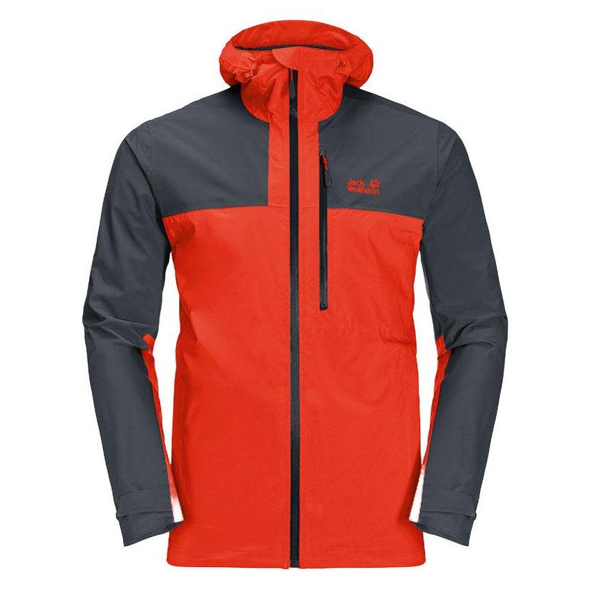 Jack Wolfskin, Mannen, Outdoor Jassen, Go Hike Jas M (S), Rood, S
