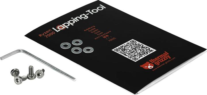 Actual product image Thermal Grizzly Ryzen 7000 Lapping Tool