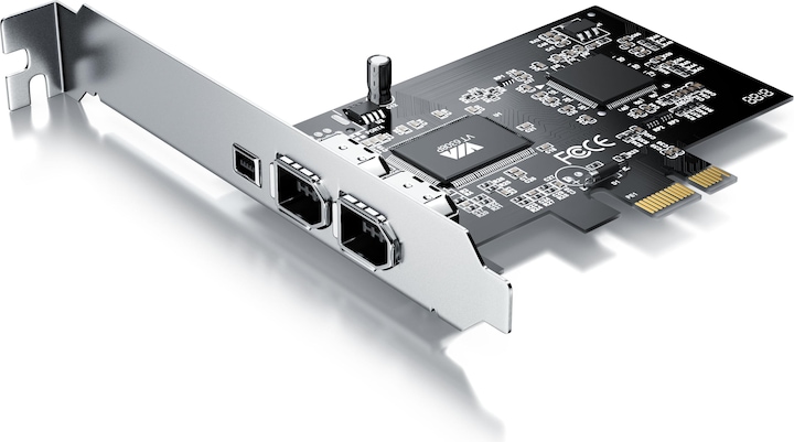 Actual product image CSL PCI Firewire card, expansion card, network adapter, 1394a 1394b controller card, 3x connections