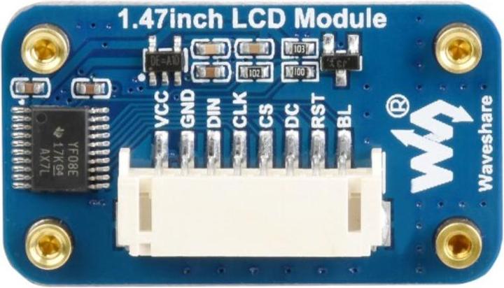 Image du produit WaveShare 172x320 1.47nch Module d'affichage LCD