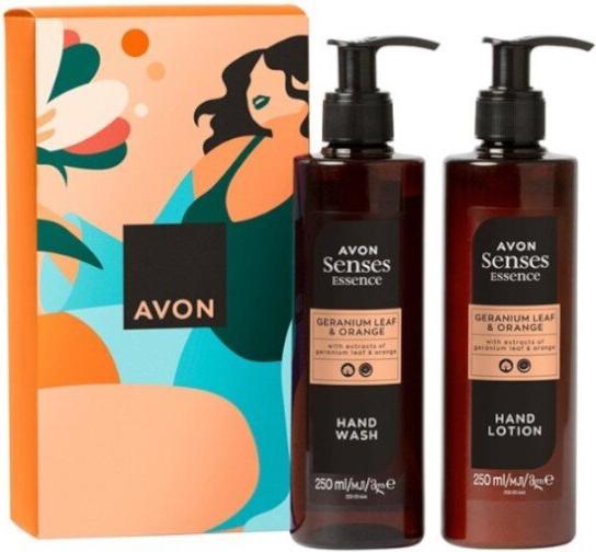 Actual product image Avon Cosmetic Set With The Scent Of Orange And Geranium Leaf Senses (Fragrance set)