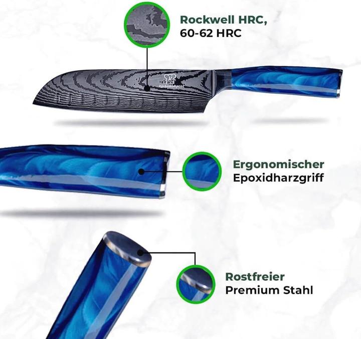 Produktbild Küchenkompane 8-teiliges Messerset mit Messerblock