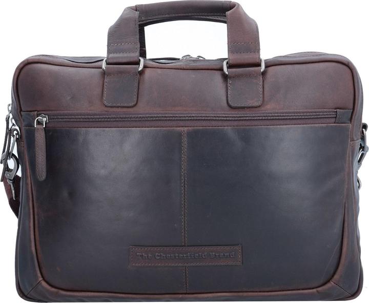 Actual product image The Chesterfield Brand Wax Pull Up briefcase leather 40 cm laptop compartment (17.30")
