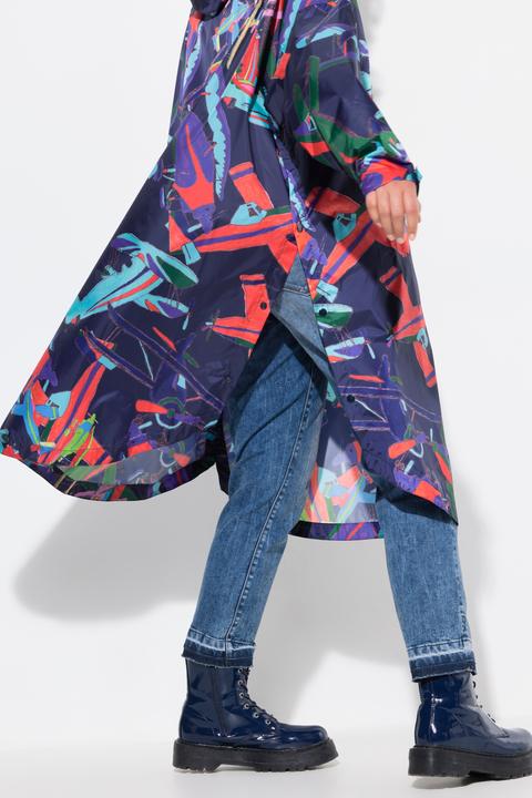 Image du produit Laurasøn Cape de pluie fonctionnelle à capuche, unisexe, motifs (Taille unique)