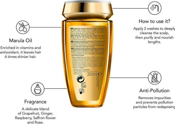 Produktbild Kérastase Elixir Ultime Bain Elixir Ultime (250 ml, Flüssiges Shampoo)