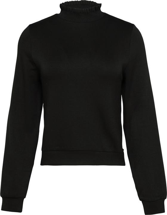 S.Oliver Sweatshirt Sweatshirt mit Strickkragen aus Viskosemix (M)