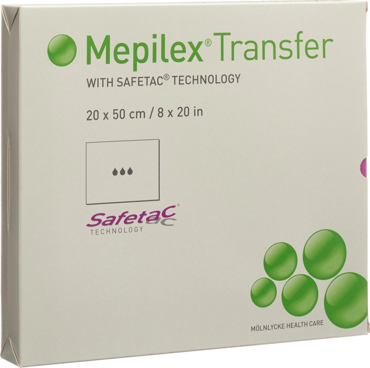 Produktbild Mepilex Transfer Safetac Wundauflage à 20 x 50cm (4 x)