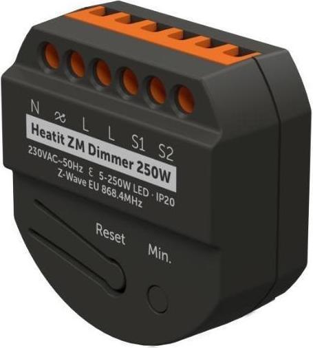 Actual product image Heatit HEAE1444449 - ZM Dimmer 250W 800 series (Dimming actuator)