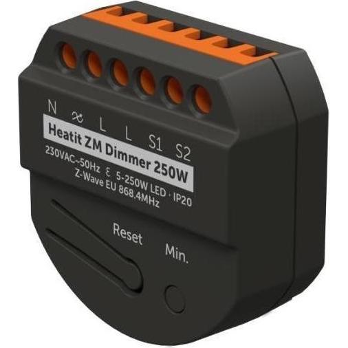 Heatit HEAE1444449 - ZM Dimmer 250W 800 series (Dimmaktor) (HEAE1444449)
