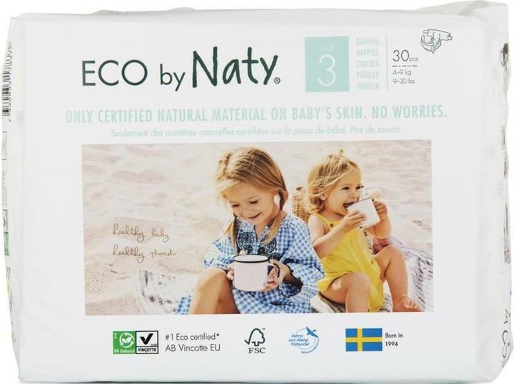 Produktbild Naty Biowindel (Gr. 3, Tragepack, 30 Stk.)