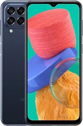 Actual product image Samsung Galaxy M33 (128 GB, Blue, 6.60", Dual SIM, 50 Mpx, 5G)