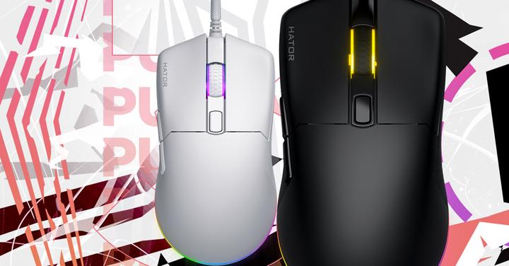 Actual product image Hator Pulsar 3, black - Optical Yellow 100M Switches PixArt PMW 3311(HTM610) (Cable)