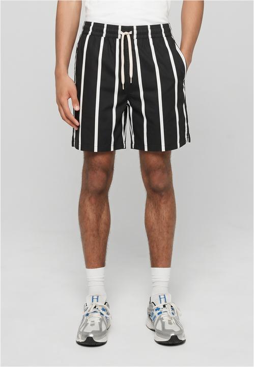 Image du produit Urban Classics Summer Stripe Resort Shorts black/white S (S)