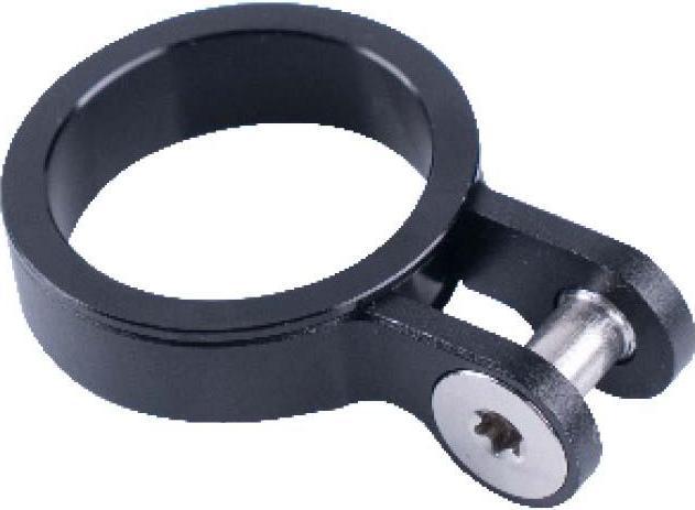 Actual product image Supernova Spacer mount, 1 1/8", glossy black for mounting a headlamp underneath the vo