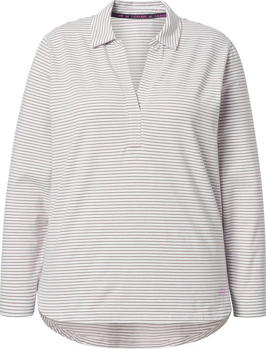 Immagine prodotto Laurasøn Maglia polo a righe con maniche lunghe (54)