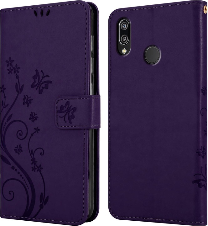 Actual product image Cadorabo Flower Book cover (Huawei Nova 3E)