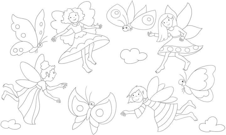 Actual product image My colourful sticker book: Fairies