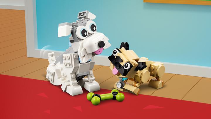 Actual product image LEGO Cute dogs (31137, LEGO Creator 3-in-1)