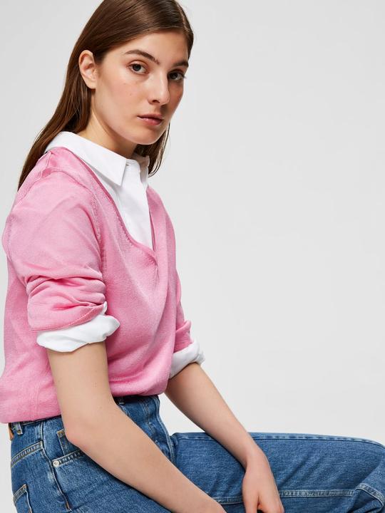 Immagine prodotto Selected Maglietta delicata con scollo a V (L)