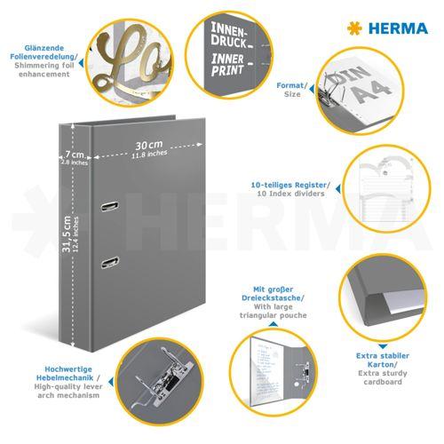 Immagine prodotto HERMA Rezeptordner A4 (A4, 70 mm, 1 pz.)