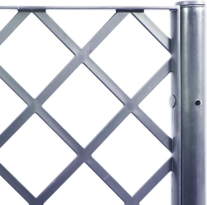 Image du produit vidaXL Bac à plantes avec treillis PP