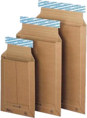 Produktbild Brieger Kartoncouverts Brimail braun B4 25x35cm, aus 1,5mm-Wellkarton