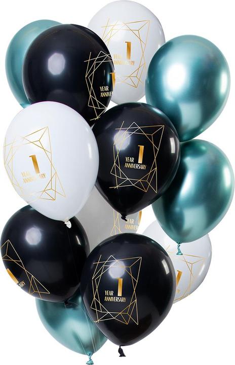 Immagine prodotto Folat Palloncini Anniversario 1 Anno 30cm - 12 Pezzi (12 x)