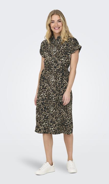 Produktbild Only Bindegürtel Blusenkleid Hemdblusenkleid (40)