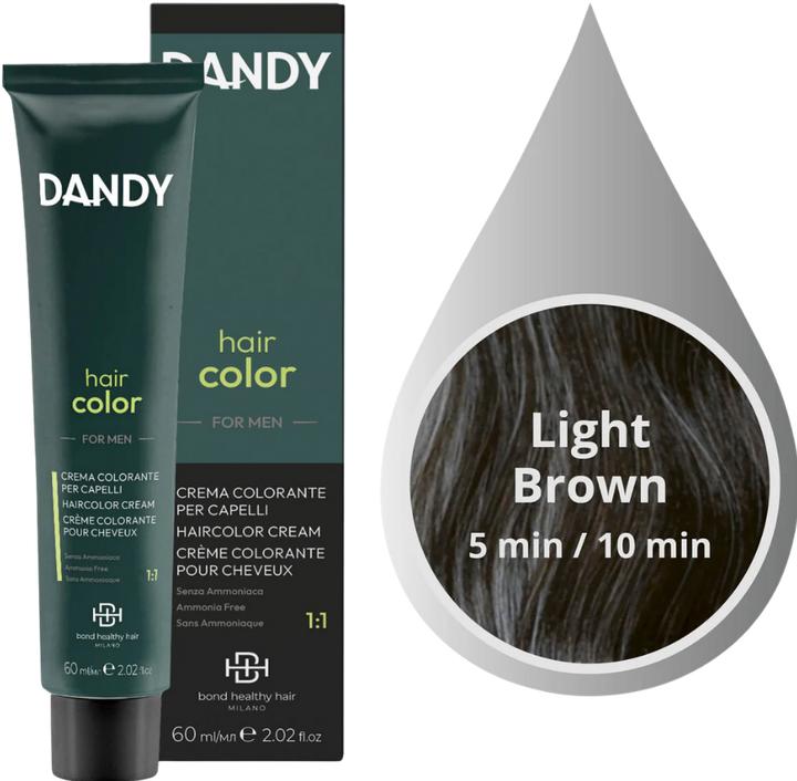 Immagine prodotto Dandy Colore per capelli 5 castano chiaro 60 ml (Marrone chiaro)