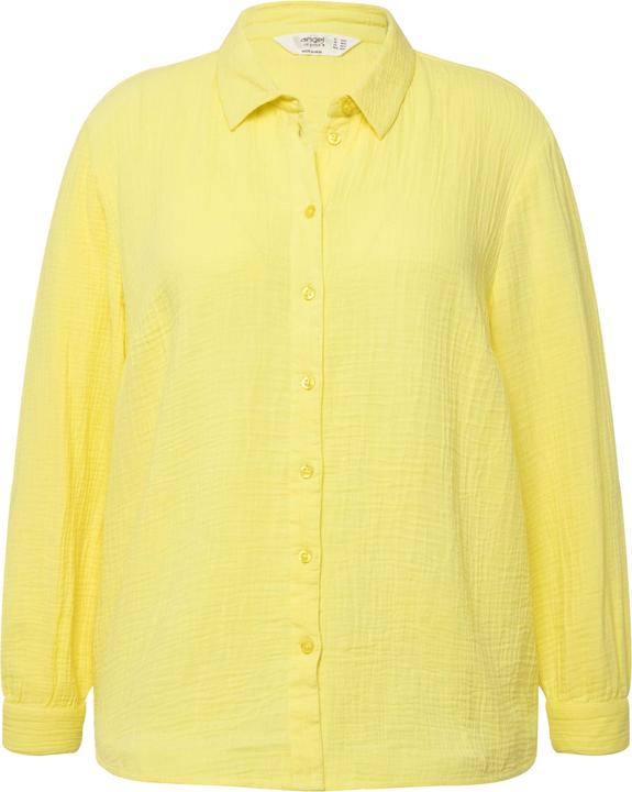 Immagine prodotto Angel of Style Musselinbluse, oversized, Hemdkragen, Langarm (50)