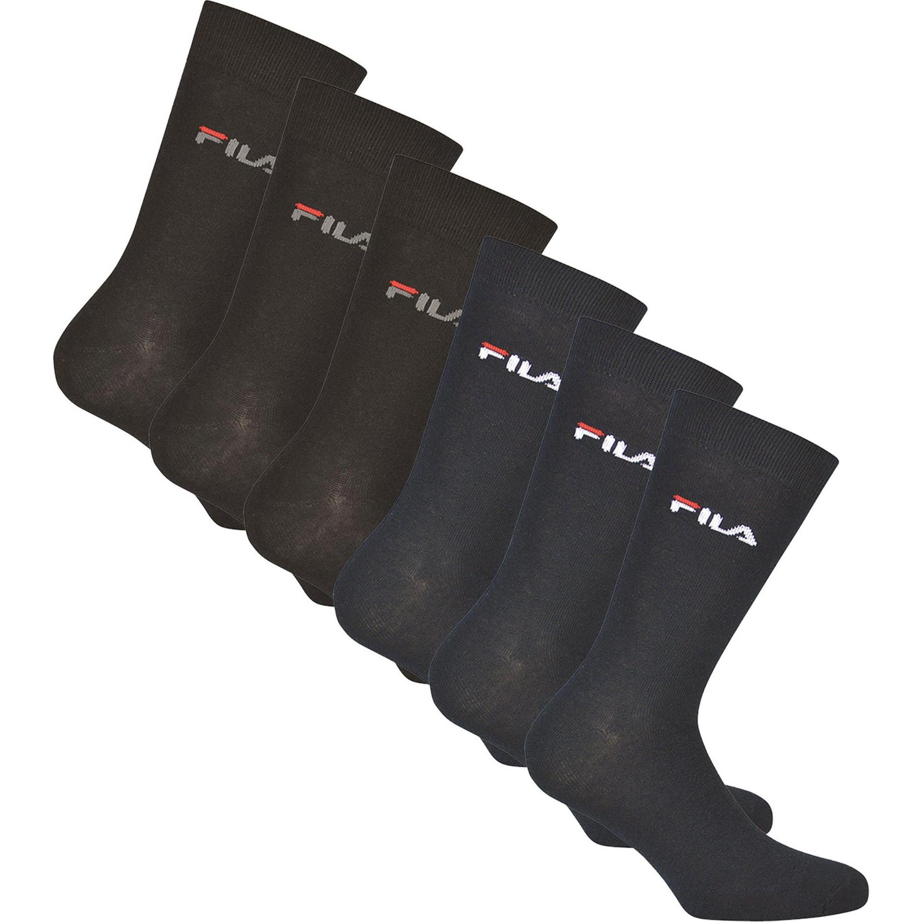 Thumbnail - FILA, Herren, Socken, Socken Sportlich Bequem sitzend, Mehrfarbig, (6er Pack, 35 - 38)