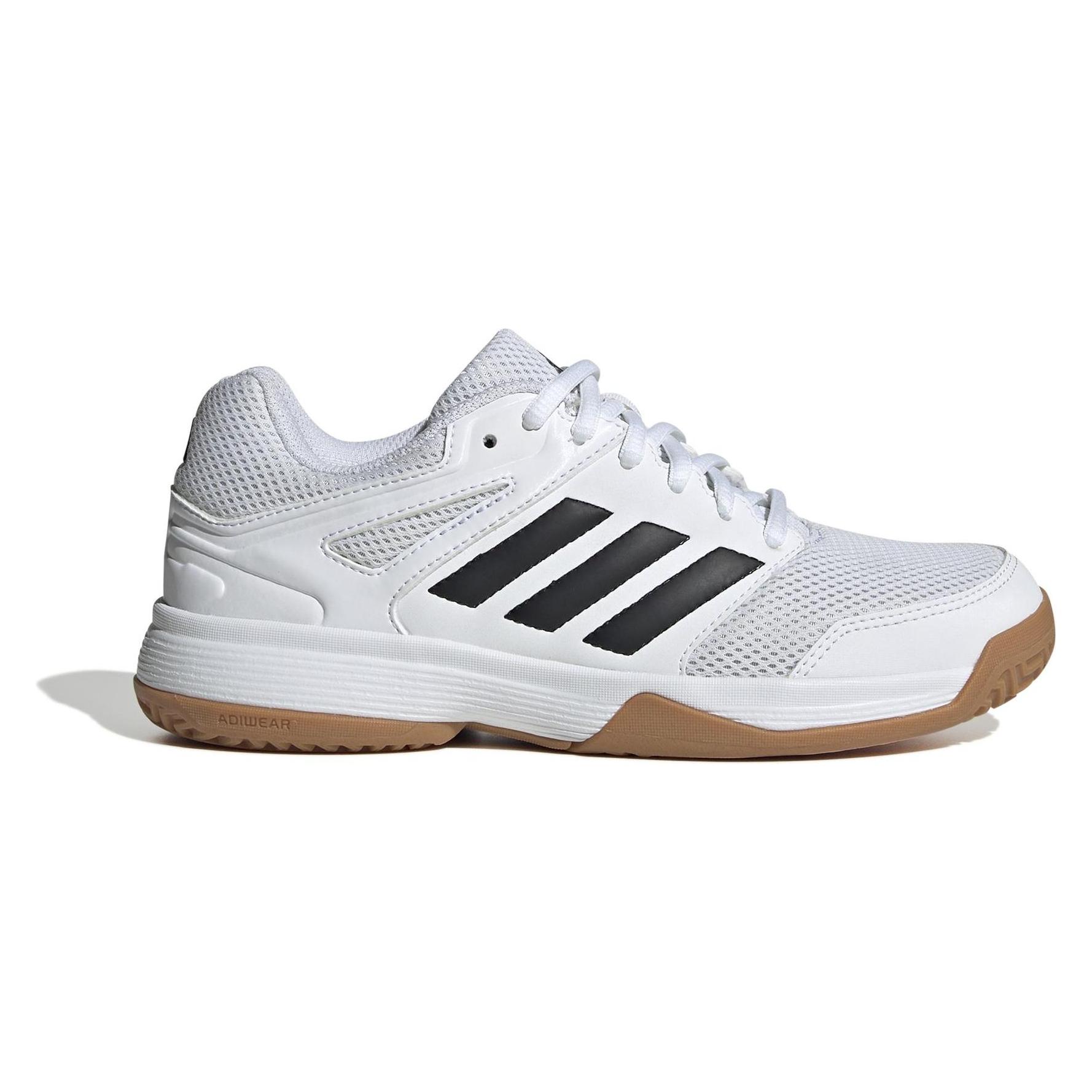 Adidas, Mädchen, Hallenschuhe, Speedcourt K (36 2/3), Weiss