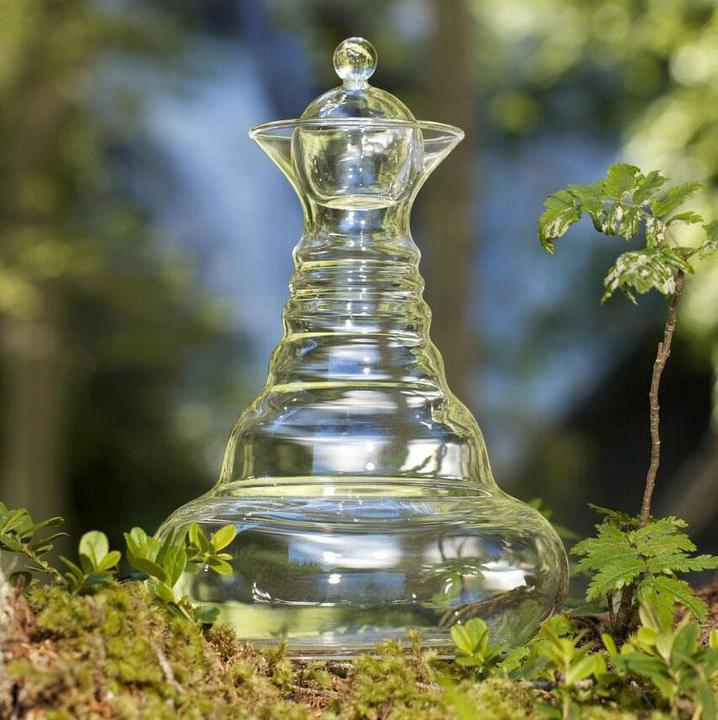 Actual product image Nature's Design Alladin carafe platinum, flower of life white (1.30 l)