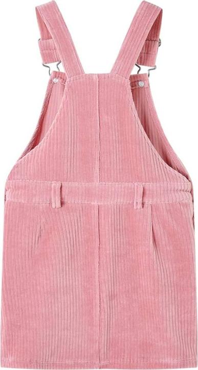 Actual product image VidaXL Children's dungaree dress corduroy light pink 92,Material: 58 % cotton (92)