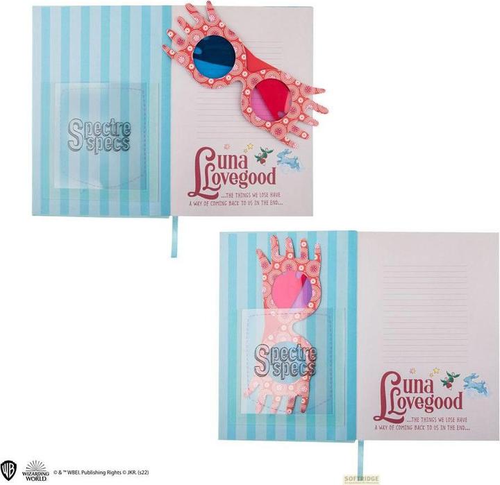 Actual product image Cinereplicas Harry Potter Notebook A5 Luna Lovegood (A5, Lined)