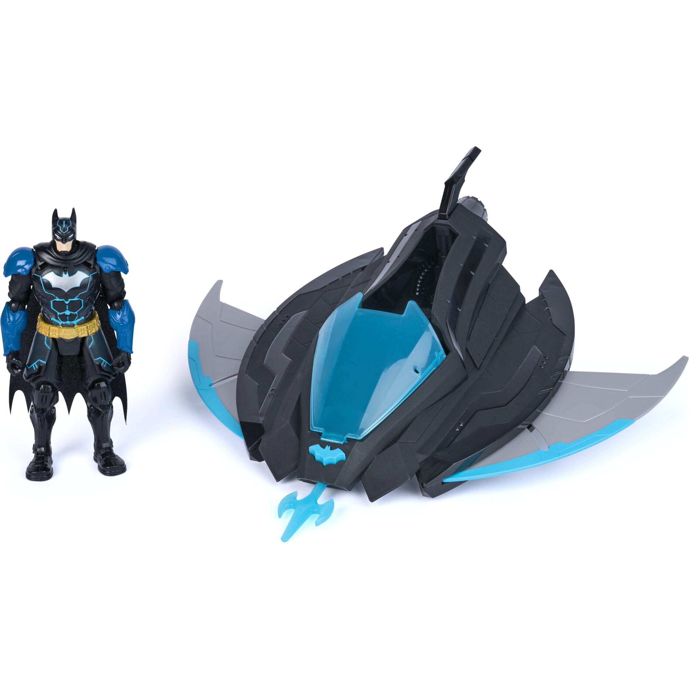 Batman Blu/Nero Ninja - Batwing + 15Cm Action-Figur