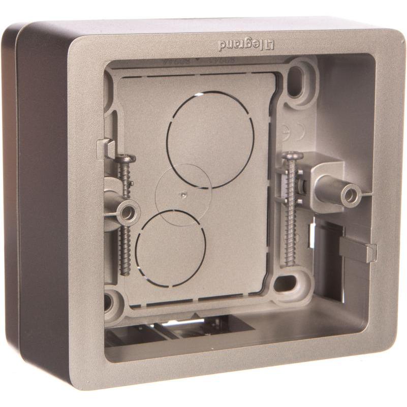 Legrand, Zubehör Schalterprogramm, CELIANE Aufputz-Einzel-Titandose (080244)