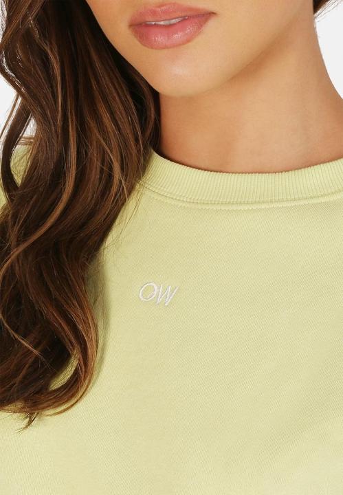 Image du produit Ow Sweatshirt à capuche confortable avec logo, coupe ample (XS)