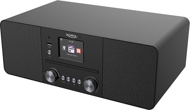 Image du produit Xoro HMT 620 Radio Internet stéréo tout-en-un noire (DAB+ DAB, FM, Bluetooth, WiFi)