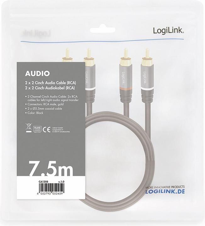 Produktbild LogiLink CA Cinch (7.50 m, Cinch)